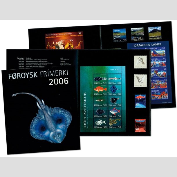 FRIMRKER FRERNE | 2006 - rsmappe postfrimrker og miniark - Komplet rgang i hovednumre - Postfrisk