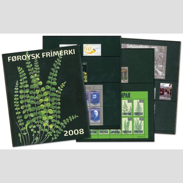 FRIMRKER FRERNE | 2008 - rsmappe postfrimrker og miniark - Komplet rgang i hovednumre - Postfrisk