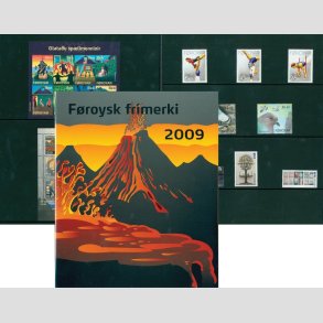 FRIM�RKER F�R�ERNE | 2009 - �rsmappe postfrim�rker og miniark - Komplet �rgang i hovednumre - Postfrisk