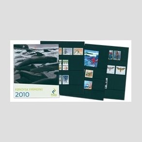 FRIM�RKER F�R�ERNE | 2010 - �rsmappe postfrim�rker og miniark - Komplet �rgang i hovednumre - Postfrisk