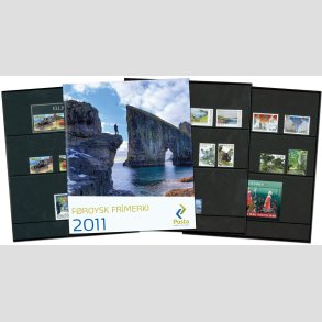 FRIM�RKER F�R�ERNE | 2011 - �rsmappe postfrim�rker og miniark - Komplet �rgang i hovednumre - Postfrisk