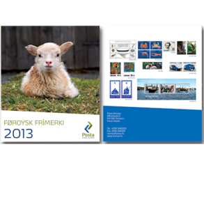 FRIM�RKER F�R�ERNE | 2013 - �rsmappe postfrim�rker og miniark - Komplet �rgang i hovednumre - Postfrisk