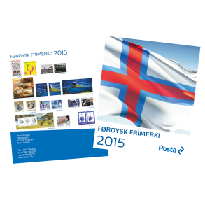 FRIM�RKER F�R�ERNE | 2015 - �rsmappe postfrim�rker og miniark - Komplet �rgang i hovednumre - Postfrisk