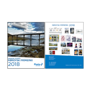 FRIM�RKER F�R�ERNE | 2018 - �rsmappe postfrim�rker og miniark - Komplet �rgang i hovednumre - Postfrisk