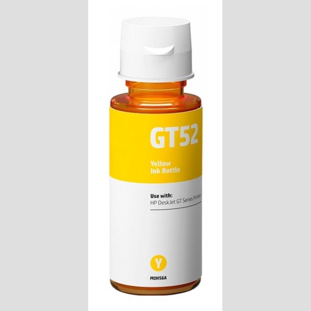 HP GT52 gul blkrefill 100ml i flaske kompatibel M0H56AE 