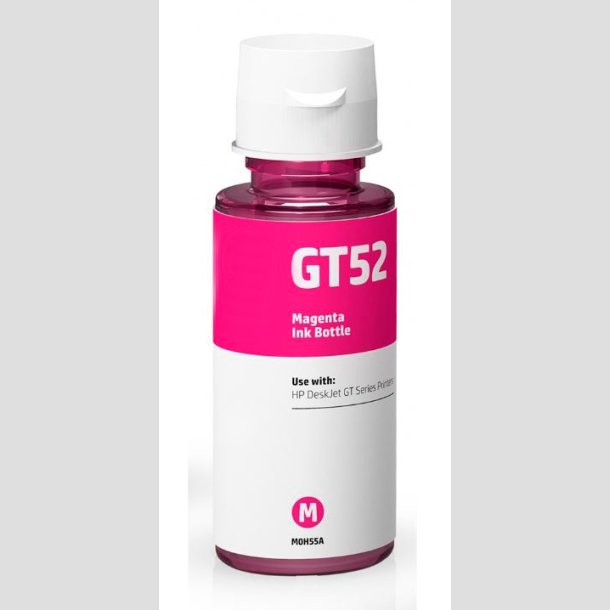 HP GT52 magenta blkrefill 100ml i flaske kompatibel M0H55AE 