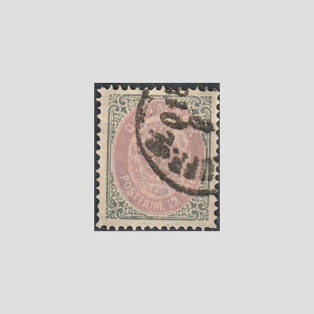 FRIMRKER DANMARK | 1875 - AFA 26 - 12 re gr/violet - Stemplet