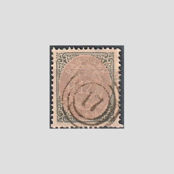 FRIMRKER DANMARK | 1875 - AFA 26 - 12 re gr/violet - Stemplet