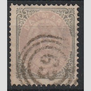 FRIM�RKER DANMARK | 1875 - AFA 26 - 12 �re gr�/violet - Stemplet