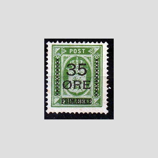 FRIMRKER DANMARK | 1912 - AFA 62 - 35/32 res Provisorier grn - Ubrugt
