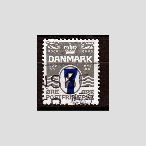 FRIMRKER DANMARK | 1926 - AFA 157 - 7/8 re gr provisorier - Stemplet
