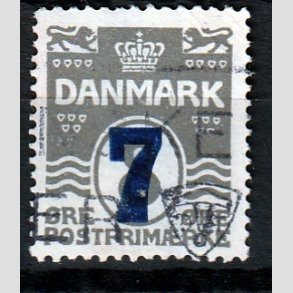 FRIMRKER DANMARK | 1926 - AFA 157 - 7/8 re gr provisorier - Stemplet