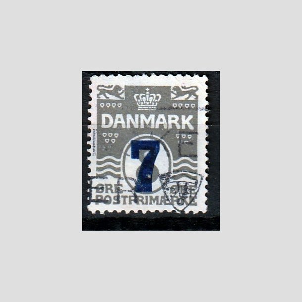 FRIMRKER DANMARK | 1926 - AFA 157 - 7/8 re gr provisorier - Stemplet