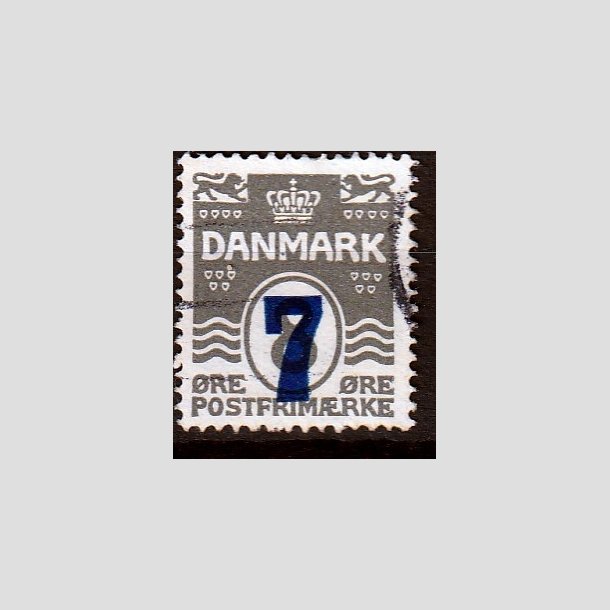 FRIMRKER DANMARK | 1926 - AFA 157 - 7/8 re gr provisorier - Stemplet
