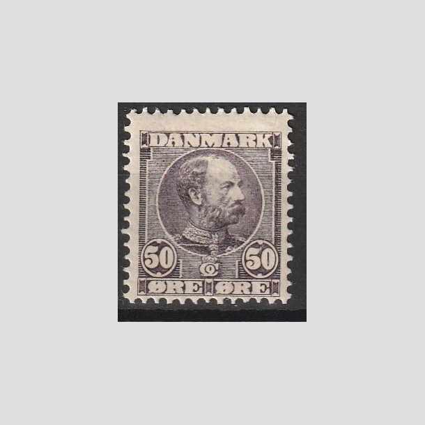 FRIMRKER DANMARK | 1904-05 - AFA 50 - Chr. IX 50 re lilla - Postfrisk