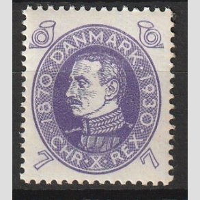 FRIMRKER DANMARK | 1930 - AFA 187 - Chr. X 60 r 7 re violet - Ubrugt