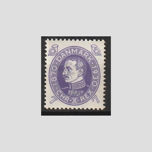 FRIMRKER DANMARK | 1930 - AFA 187 - Chr. X 60 r 7 re violet - Ubrugt