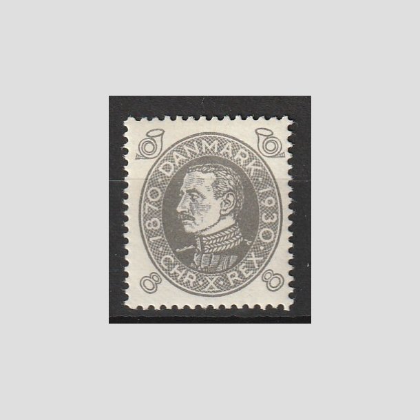 FRIMRKER DANMARK | 1930 - AFA 188 - Chr. X 60 r 8 re gr - Ubrugt