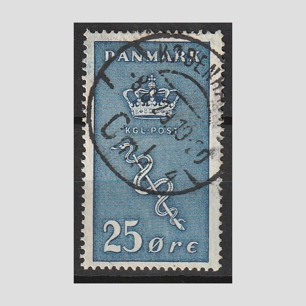 FRIMRKER DANMARK | 1929 - AFA 180 - 25+5 re bl Krftfrimrke - Stemplet