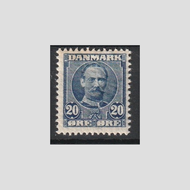 FRIMRKER DANMARK | 1907 - AFA 56a - Frederik VIII 20 re ultramarin - Postfrisk