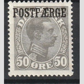 FRIMRKER DANMARK | 1922-26 - AFA 7a - 50 re gr Postfrge - Ubrugt
