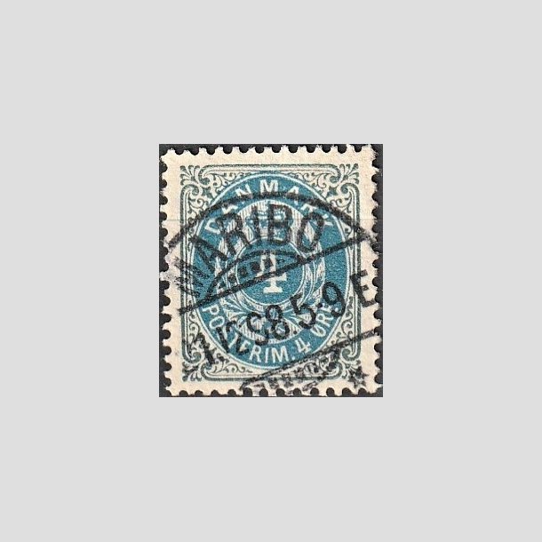 FRIMRKER DANMARK | 1895 - AFA 23B - 4 re gr/bl - Lux Stemplet "MARIBO"