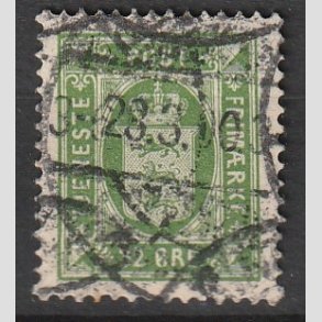 FRIMRKER DANMARK | 1875 - AFA 7 - 32 re grn - Stemplet