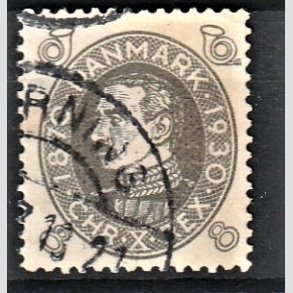 FRIMRKER DANMARK | 1930 - AFA 188 - Chr. X 60 r 8 re gr - Stemplet