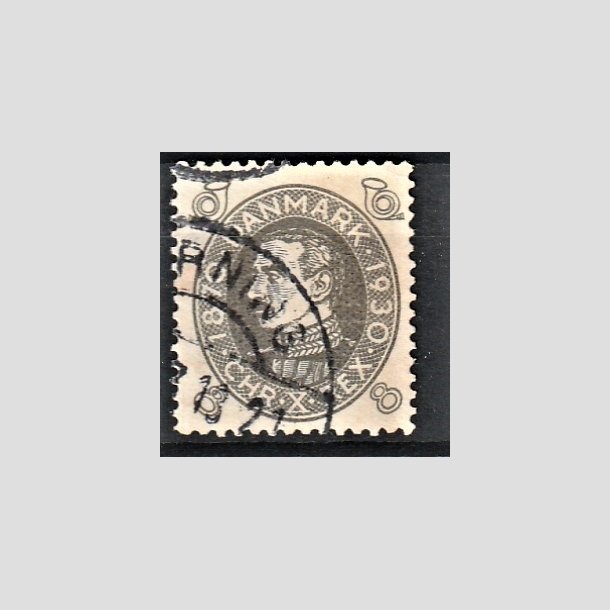 FRIMRKER DANMARK | 1930 - AFA 188 - Chr. X 60 r 8 re gr - Stemplet