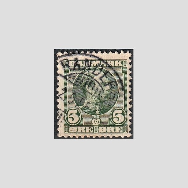 FRIMRKER DANMARK | 1905-06 - AFA 52 - Chr. IX 5 re grn - Lux Stemplet "RANDERS"