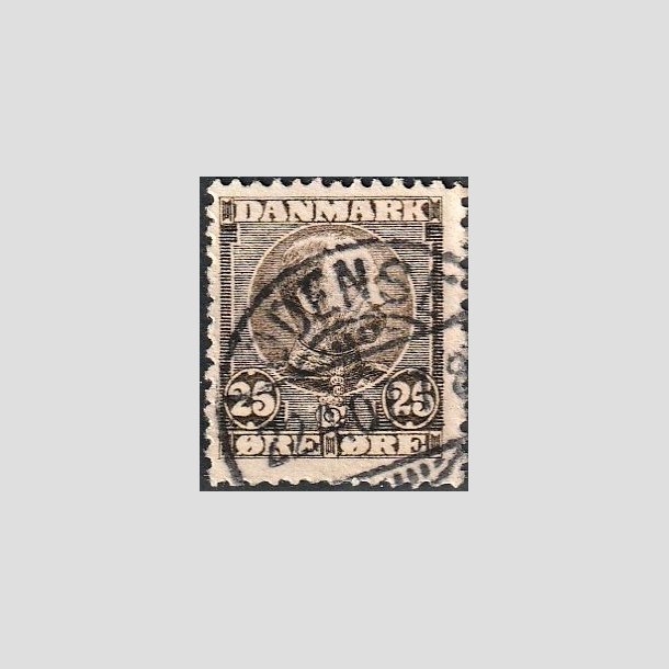 FRIMRKER DANMARK | 1904-05 - AFA 49 - Chr. IX 25 re sepiabrun - Lux Stemplet "ODENSE"