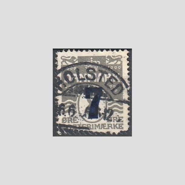 FRIMRKER DANMARK | 1926 - AFA 157 - 7/8 re gr provisorier - Lux Stemplet "HOLSTED"