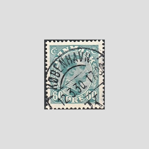FRIMRKER DANMARK | 1921-22 - AFA 130 - Chr. X 60 re blgrn - Lux Stemplet "KBENHAVN"