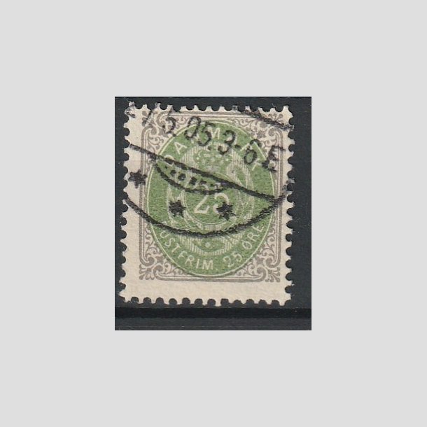 FRIMRKER DANMARK | 1902 - AFA 29C - 25 re gr/grn - Stemplet