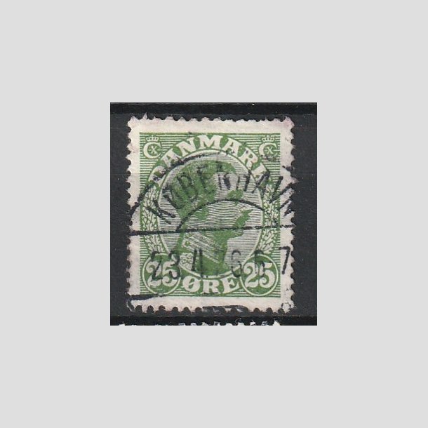 FRIMRKER DANMARK | 1925-26 - AFA 148 - Chr. X 25 re grn - Lux Stemplet "KBENHAVN"