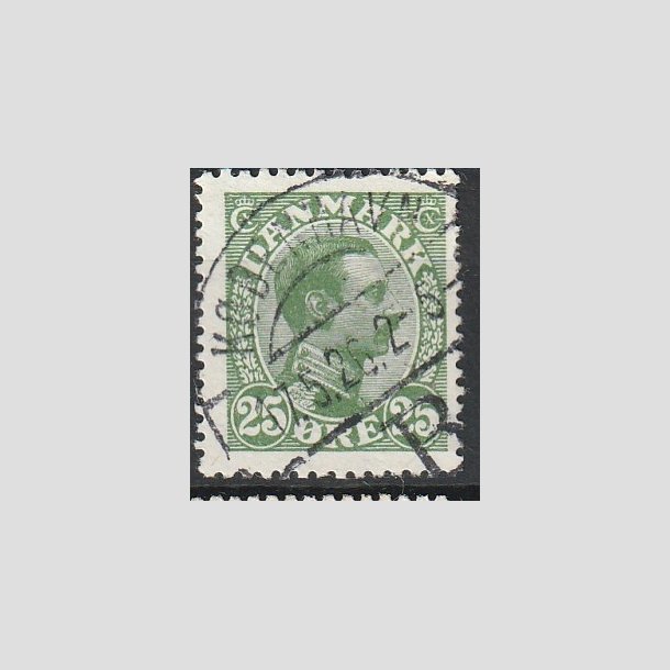 FRIMRKER DANMARK | 1925-26 - AFA 148 - Chr. X 25 re grn - Lux Stemplet "KBENHAVN"
