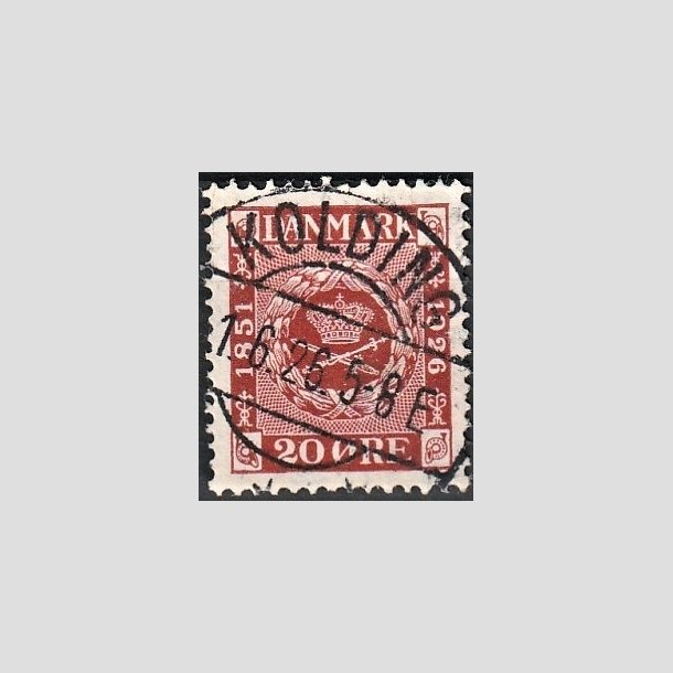 FRIMRKER DANMARK | 1926 - AFA 155 - Frimrkets 75 rs jubilum 20 re rd - Lux Stemplet "KOLDING"