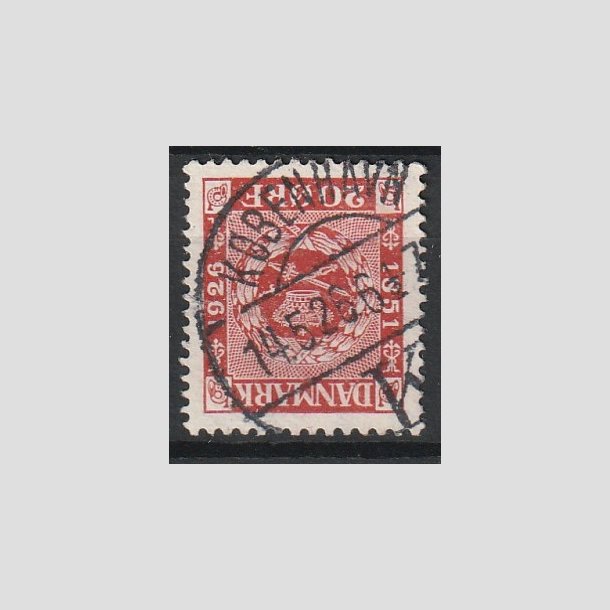 FRIMRKER DANMARK | 1926 - AFA 155 - Frimrkets 75 rs jubilum 20 re rd - Lux Stemplet "KJBENHAVN"