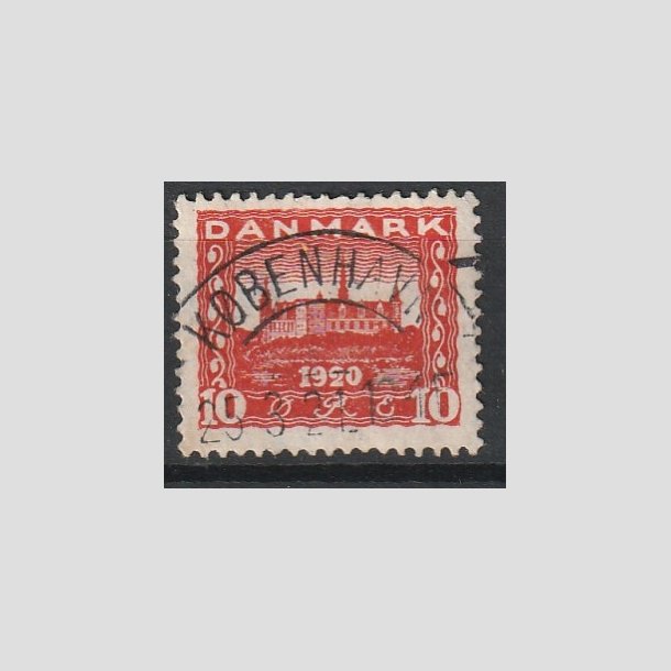 FRIMRKER DANMARK | 1920-21 - AFA 112 - Genforening 10 re rd - Stemplet "KBENHAVN"