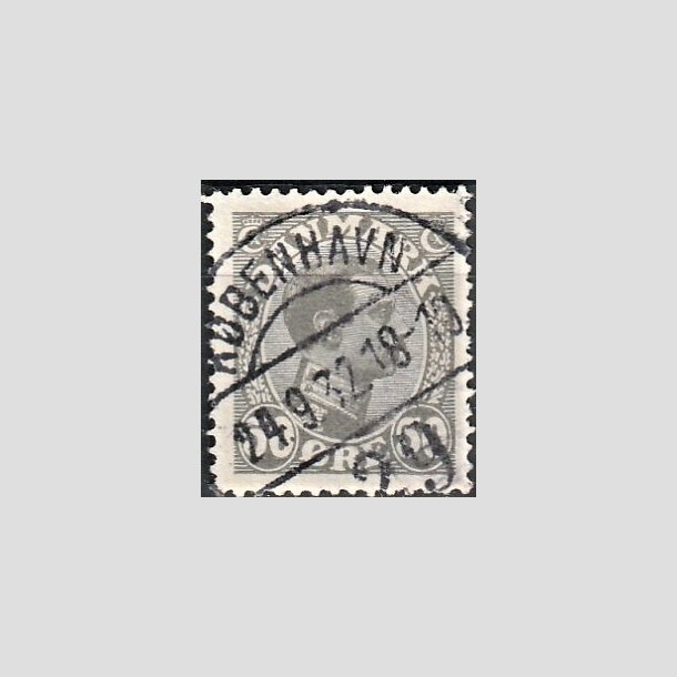 FRIMRKER DANMARK | 1921-22 - AFA 129a - Chr. X 50 re gr - Lux Stemplet "KBENHAVN"