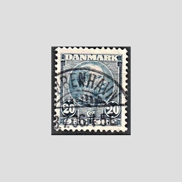 FRIMRKER DANMARK | 1904-05 - AFA 48 - Chr. IX 20 re bl - Stemplet "KJBENHAVN"