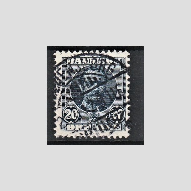 FRIMRKER DANMARK | 1907 - AFA 56 - Frederik VIII 20 re bl - Stemplet "FREDENSBORG"