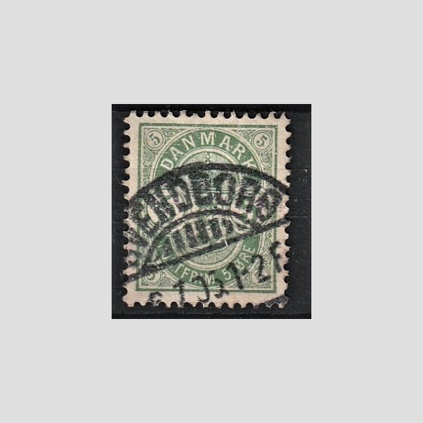FRIMRKER DANMARK | 1895 - AFA 34B - 5 re grn - Lux Stemplet "SVENDBORG"