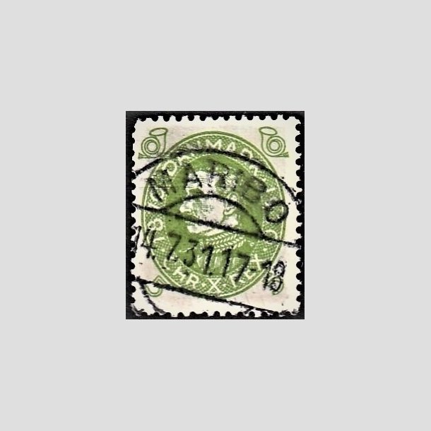FRIMRKER DANMARK | 1930 - AFA 186 - Chr. X 60 r 5 re lysgrn - Lux Stemplet "MARIBO"