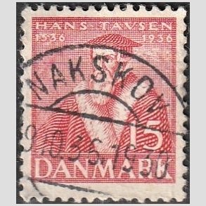 FRIM�RKER DANMARK | 1936 - AFA 232 - Reformationen 15 �re r�d - Lux Stemplet 