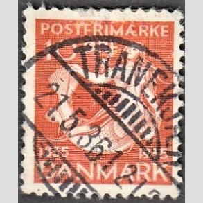 FRIM�RKER DANMARK | 1935 - AFA 225 - H. C. Andersen 10 �re orange - Lux Stemplet 