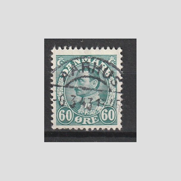 FRIMRKER DANMARK | 1934 - AFA 210 - Chr. X 60 re blgrn - Lux Stemplet "AARHUS"