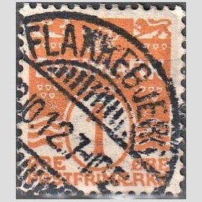 FRIMRKER DANMARK | 1905-06 - AFA 42 - Blgelinie 1 re orange - Lux Stemplet 
