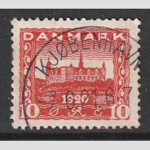 FRIM�RKER DANMARK | 1920-21 - AFA 112 - Genforening 10 �re r�d - Stemplet 