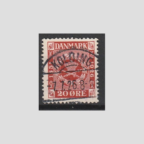 FRIMRKER DANMARK | 1926 - AFA 155 - Frimrkets 75 rs jubilum 20 re rd - Lux Stemplet "KOLDING"